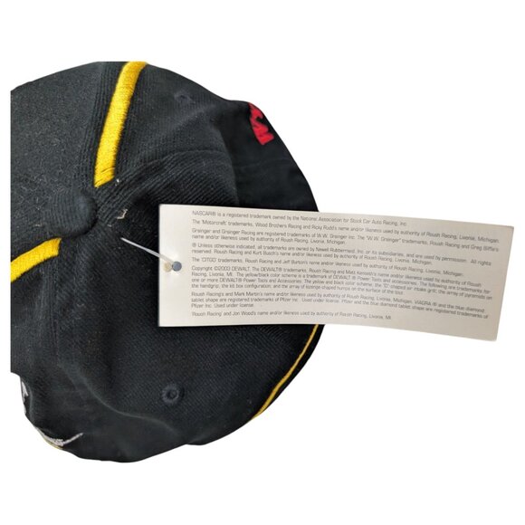 Matt Kenseth #17 Baseball Cap Hat Dewalt Tools Wypall Wipes Racing Nascar Black - Picture 11 of 11